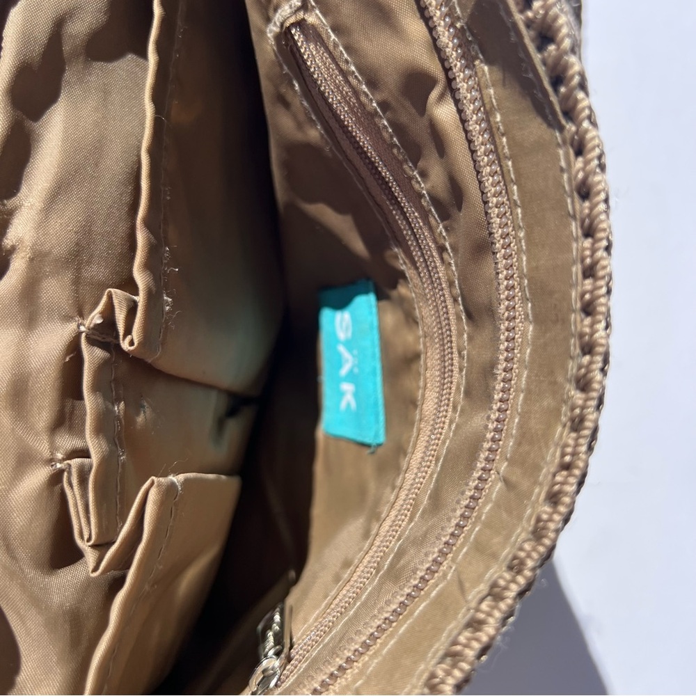 Chic Tan Woven Shoulder Bag by The Sak - Picture 8 of 8